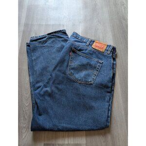 Levis 550 Relaxed Fit Mens Denim Jeans W44 L30 Blue Cotton Straight Leg